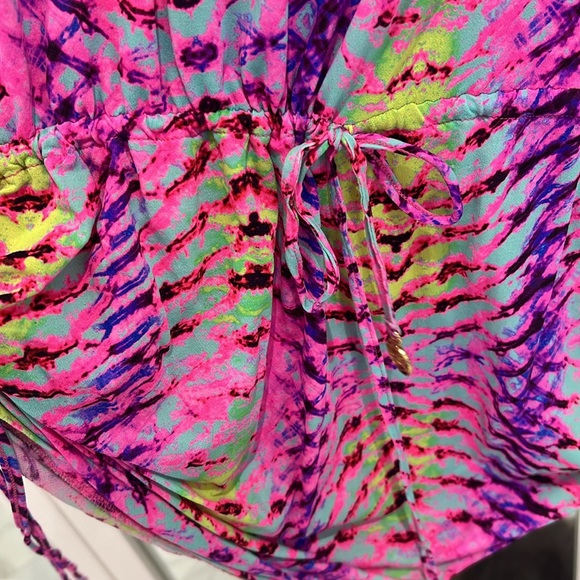 Luli Fama OASIS BABE - Cabana V Neck Dress Coverup size L large - Picture 7 of 8